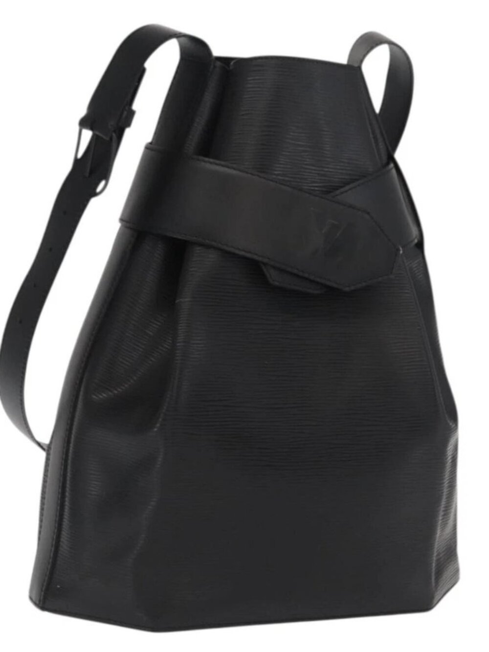LOUIS VUITTON Epi Sac Depaule GM Shoulder Bag Black M80155 LV Auth 169288 - Picture 2 of 16
